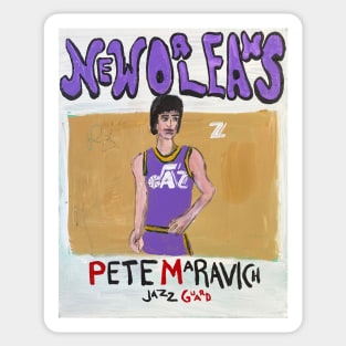 Pete Maravich Sticker